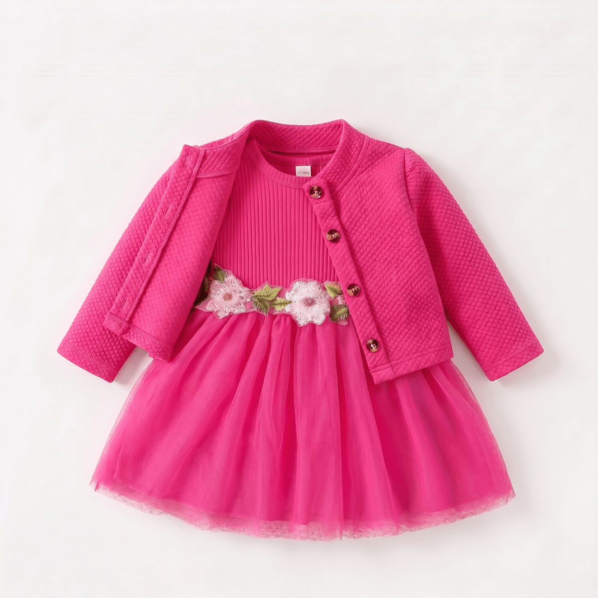 Floral Dress with Cardigan Set - Betina Baby & Kids