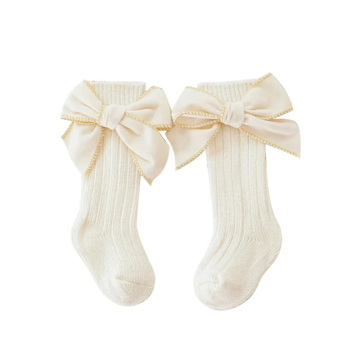 Ribbed Bow Baby Socks - Betina Baby & Kids