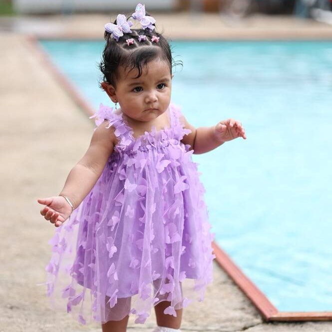 3D Butterfly Tulle Dress - Betina Baby & Kids