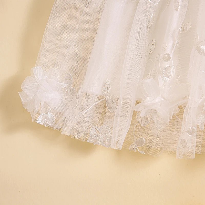 3D Floral Princess Tulle Dress - Betina Baby & Kids