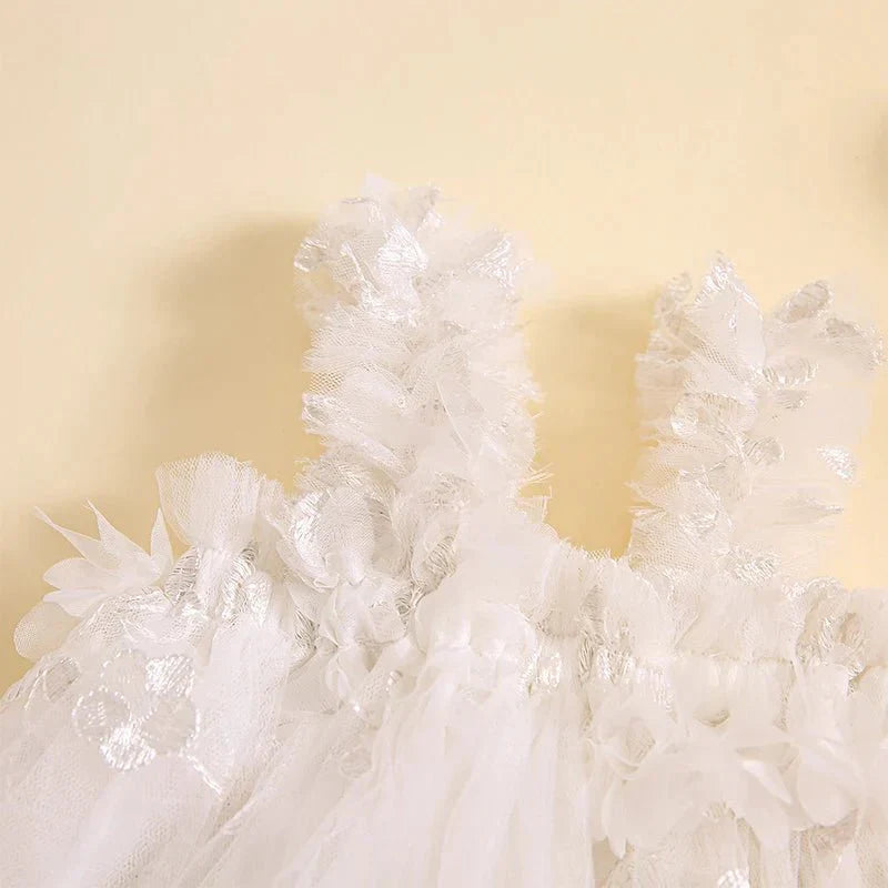 3D Floral Princess Tulle Dress - Betina Baby & Kids