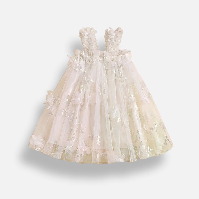 3D Floral Princess Tulle Dress - Betina Baby & Kids