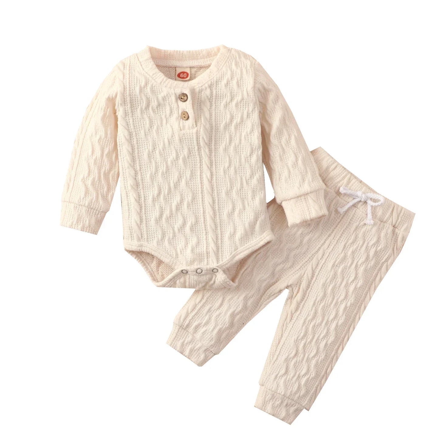 Textured Sweatshirt Baby Set