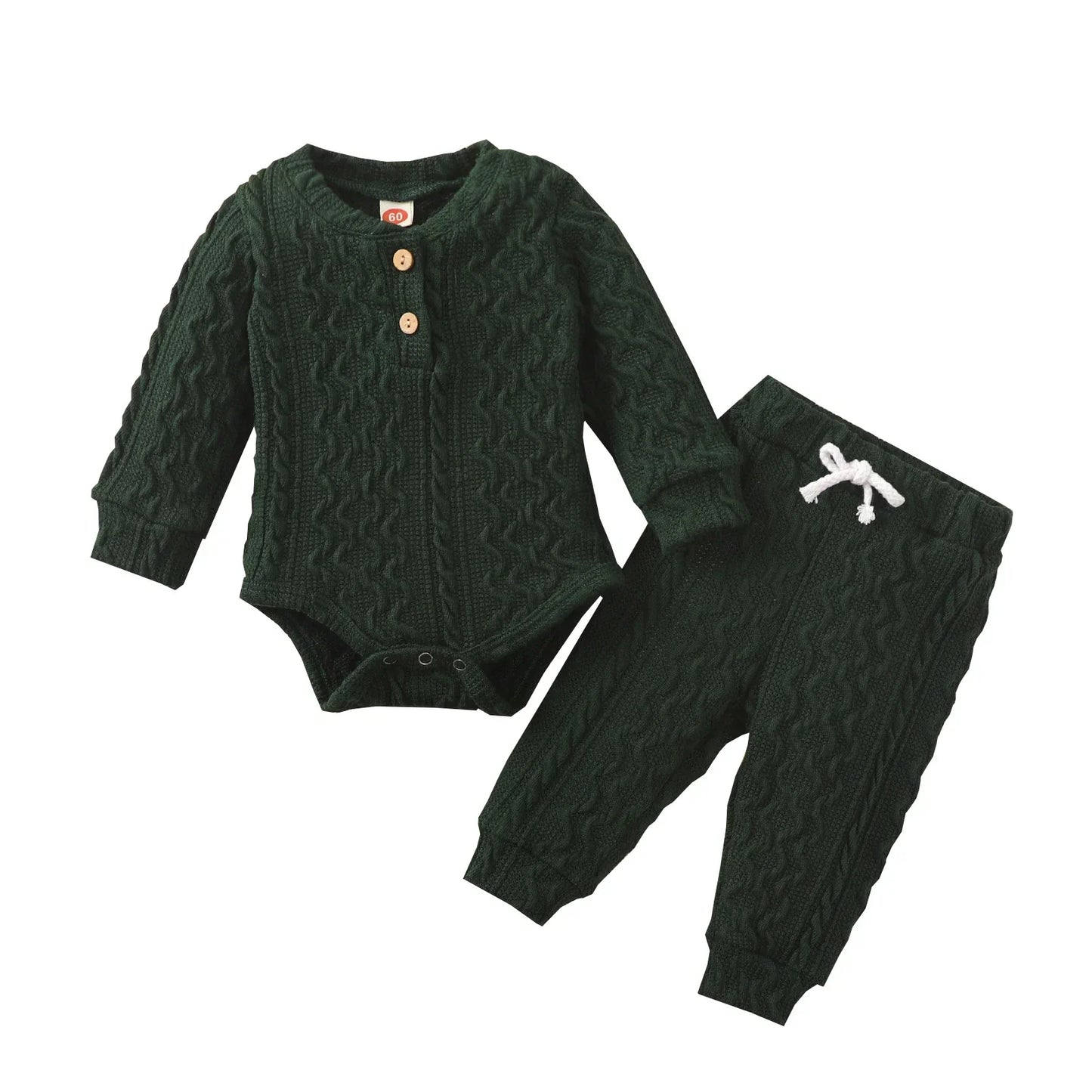Textured Sweatshirt Baby Set