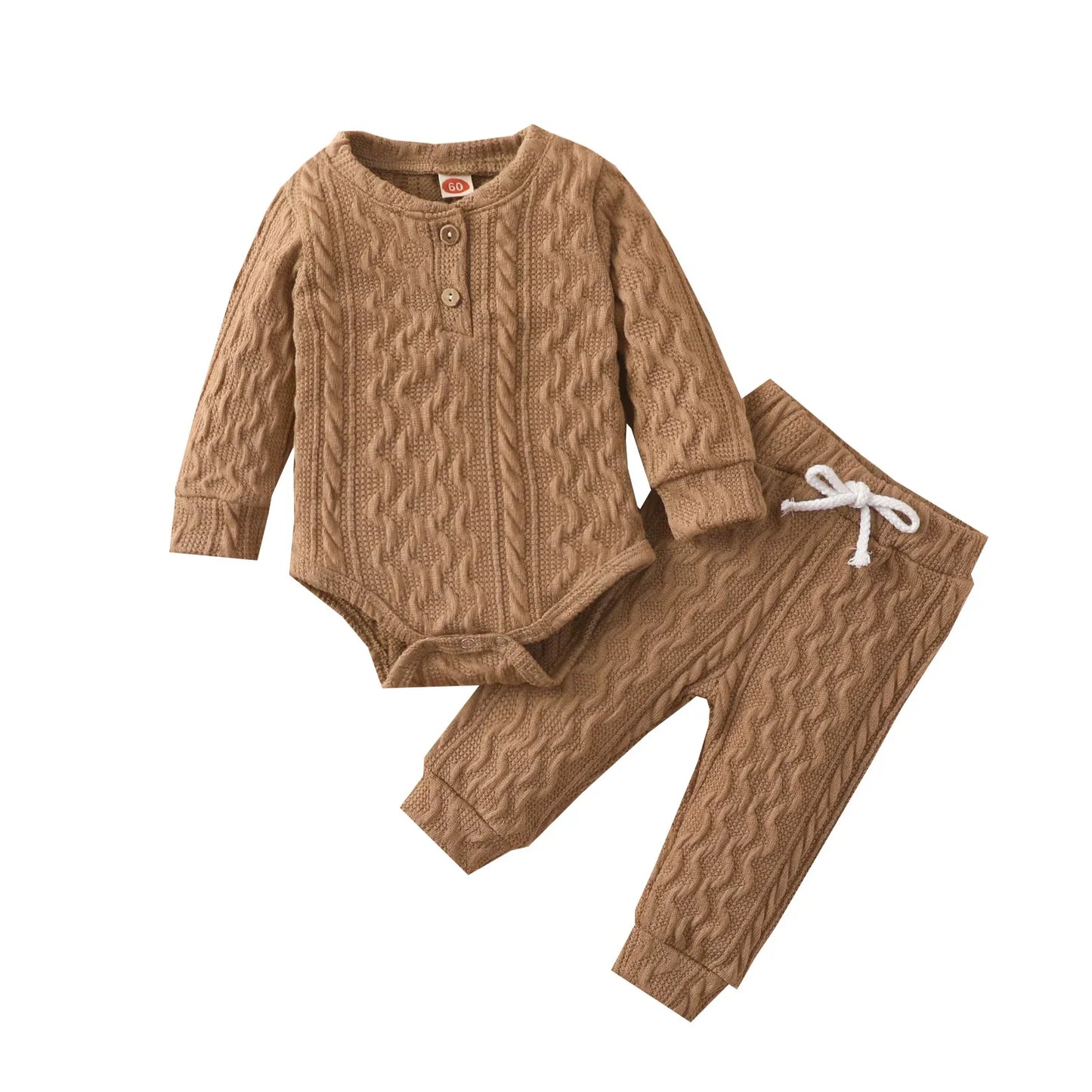 Textured Sweatshirt Baby Set
