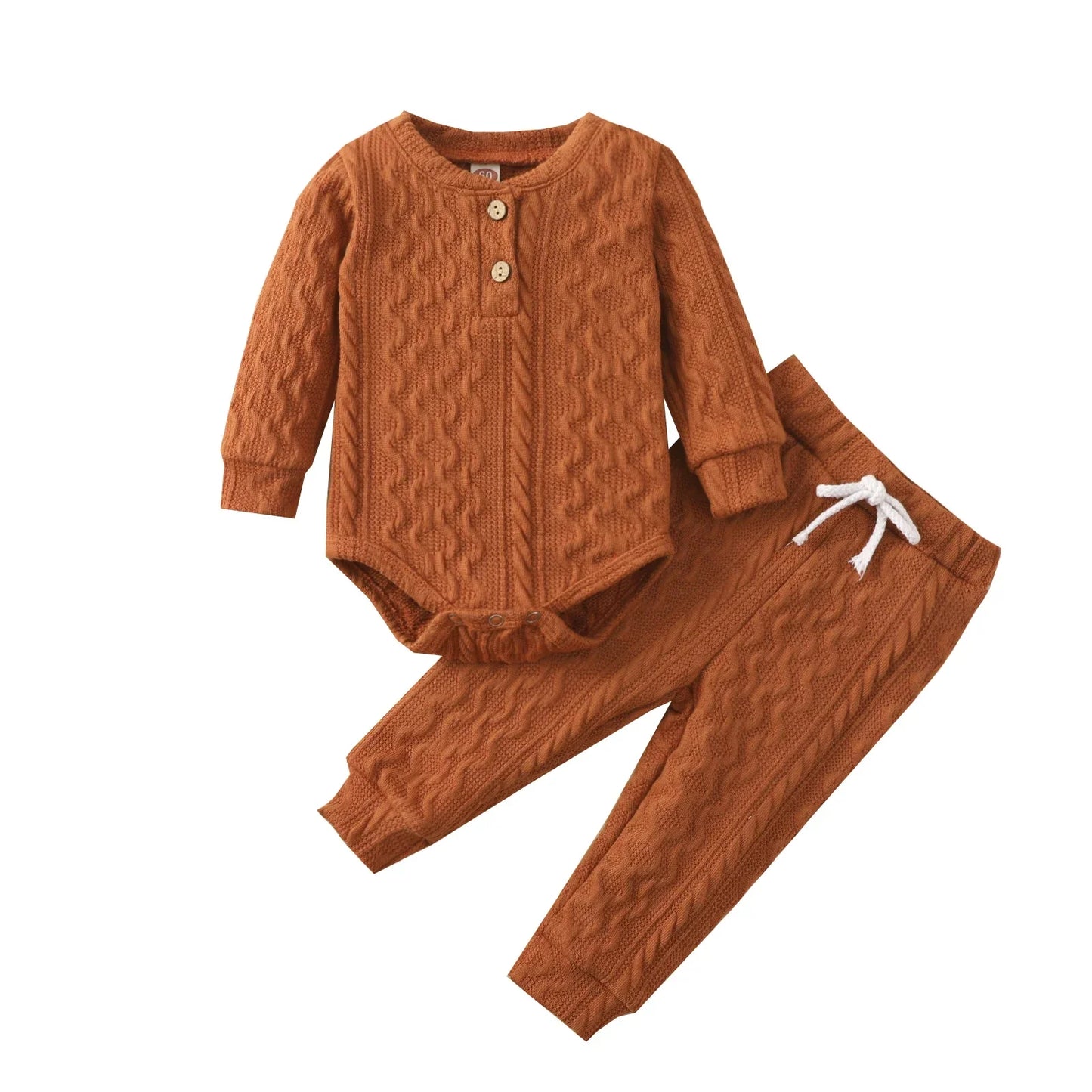 Textured Sweatshirt Baby Set