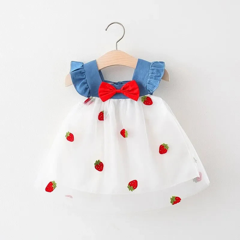 Strawberry Ruffle Dress