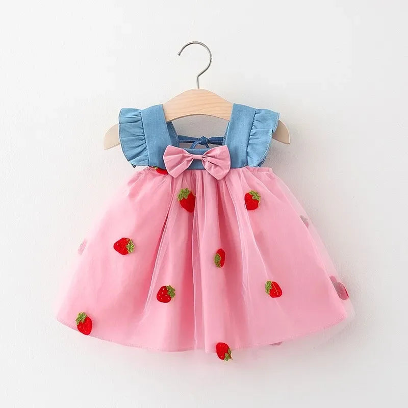 Strawberry Ruffle Dress