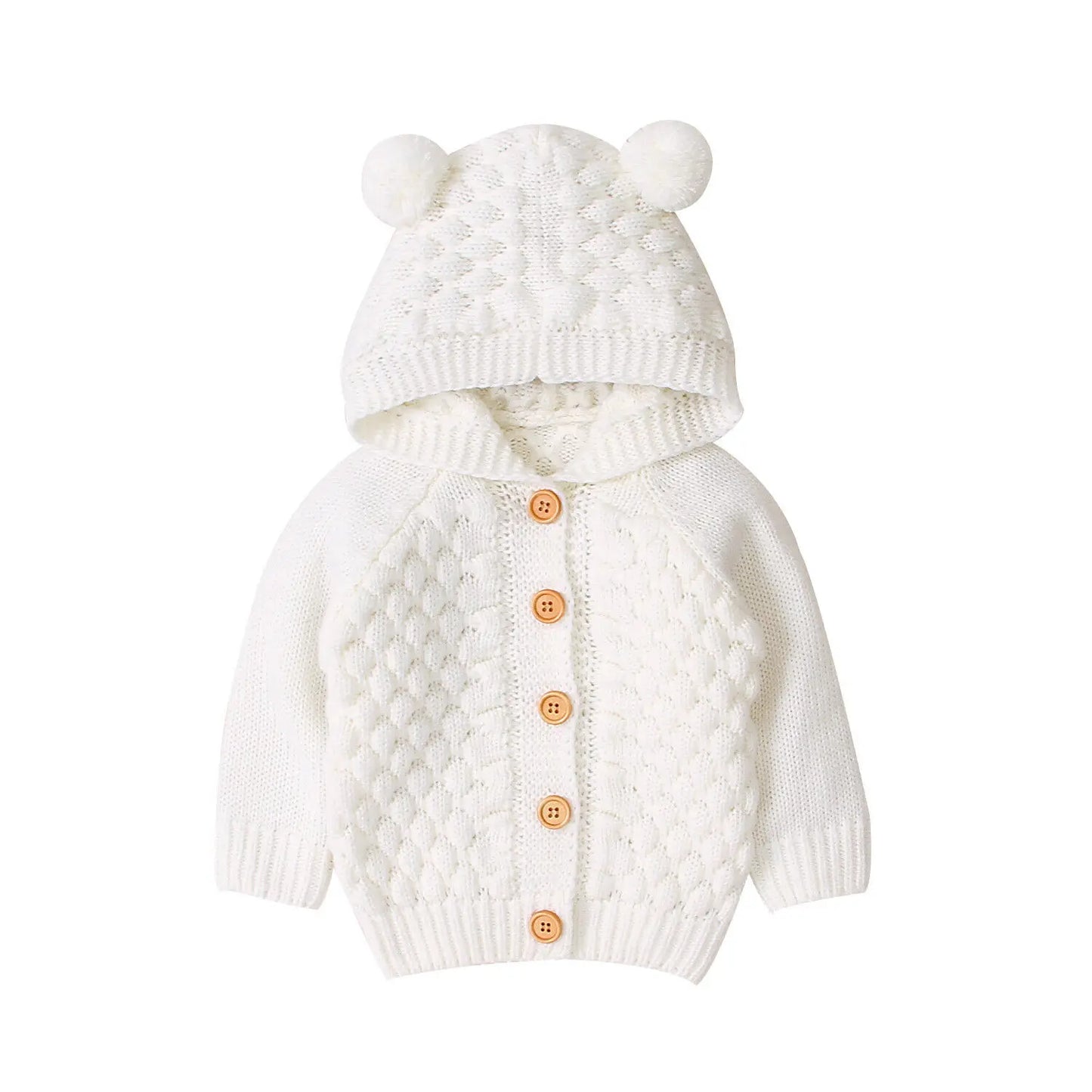 Teddy Knit Baby Coat
