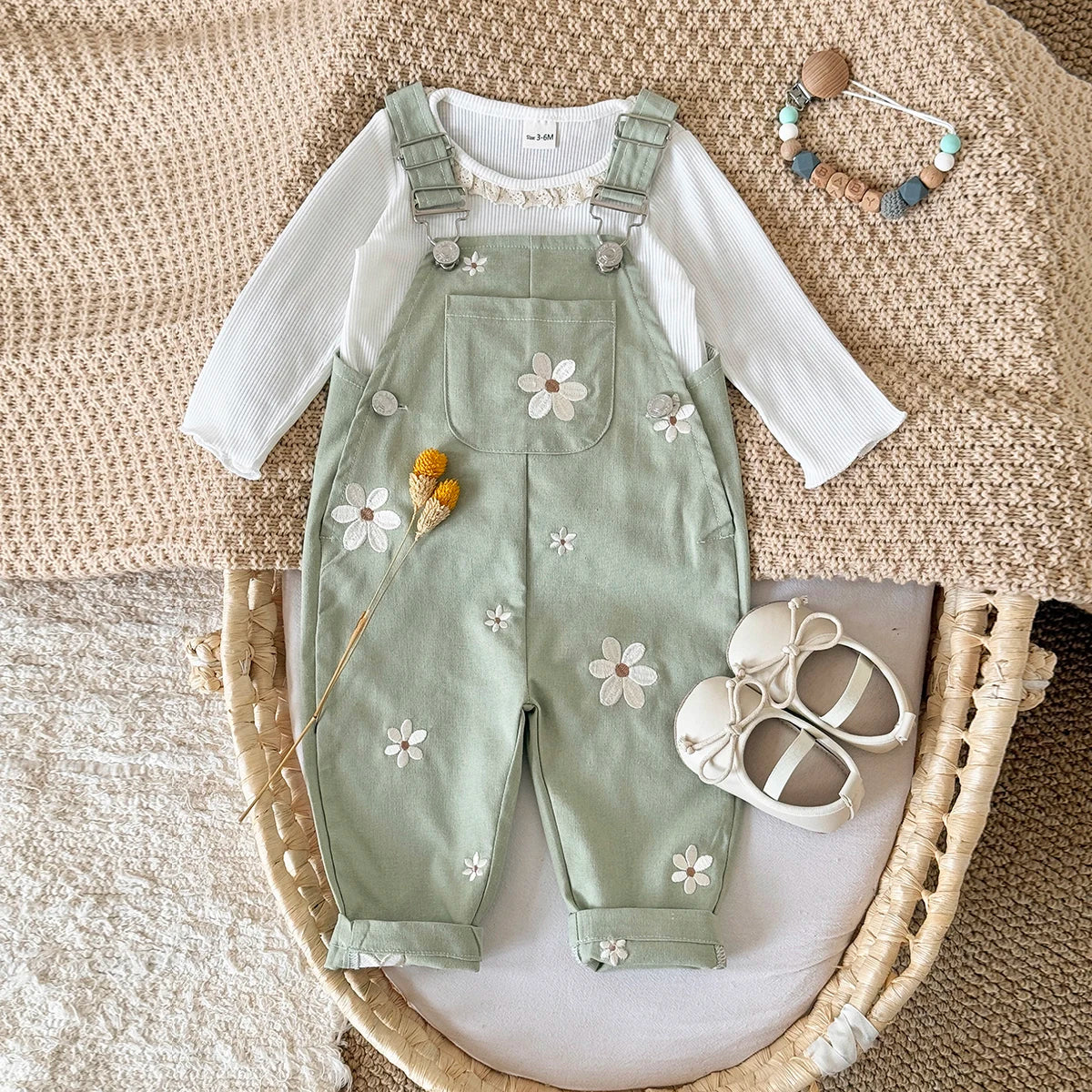 Daisy Overall Romper