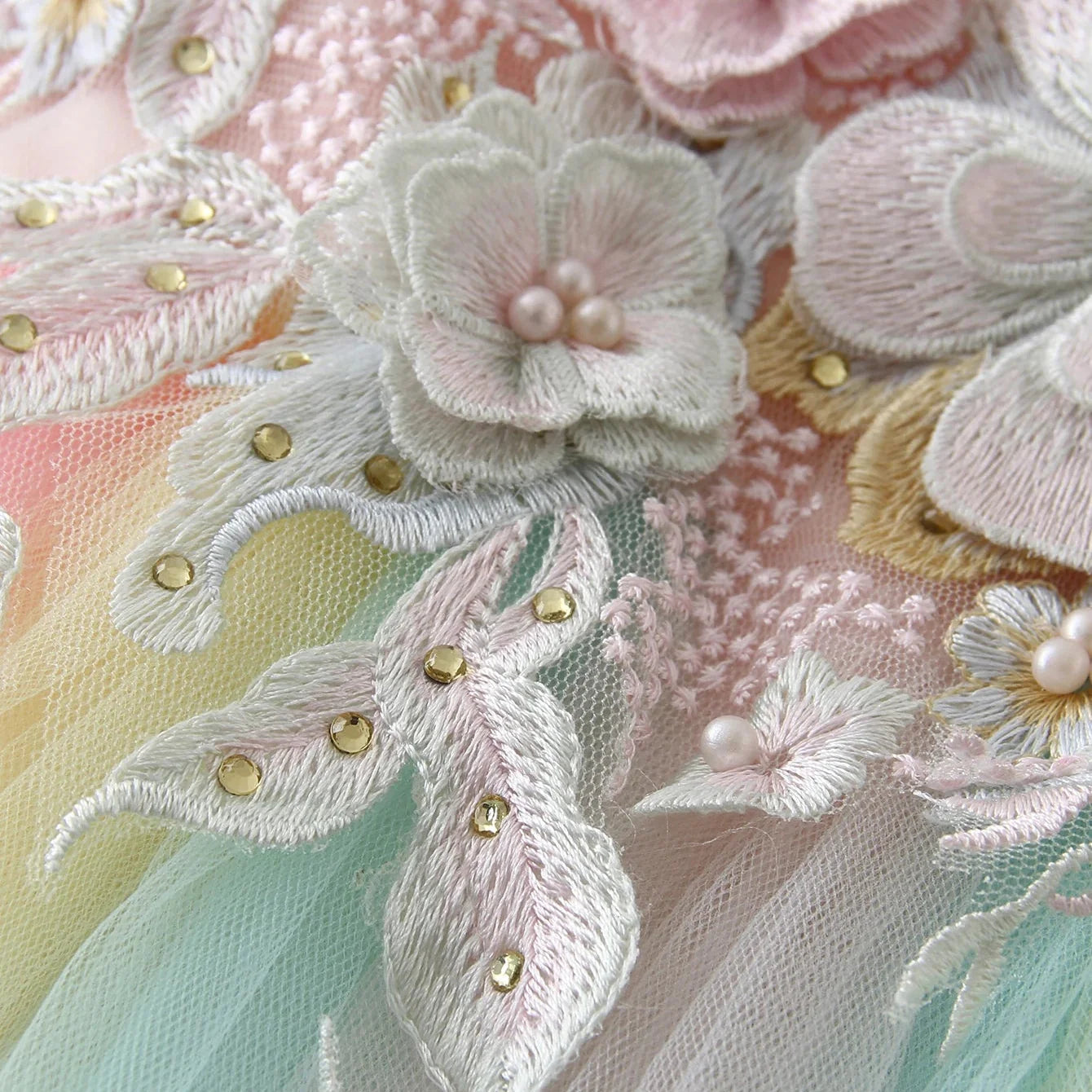 Rainbow Tulle Dress