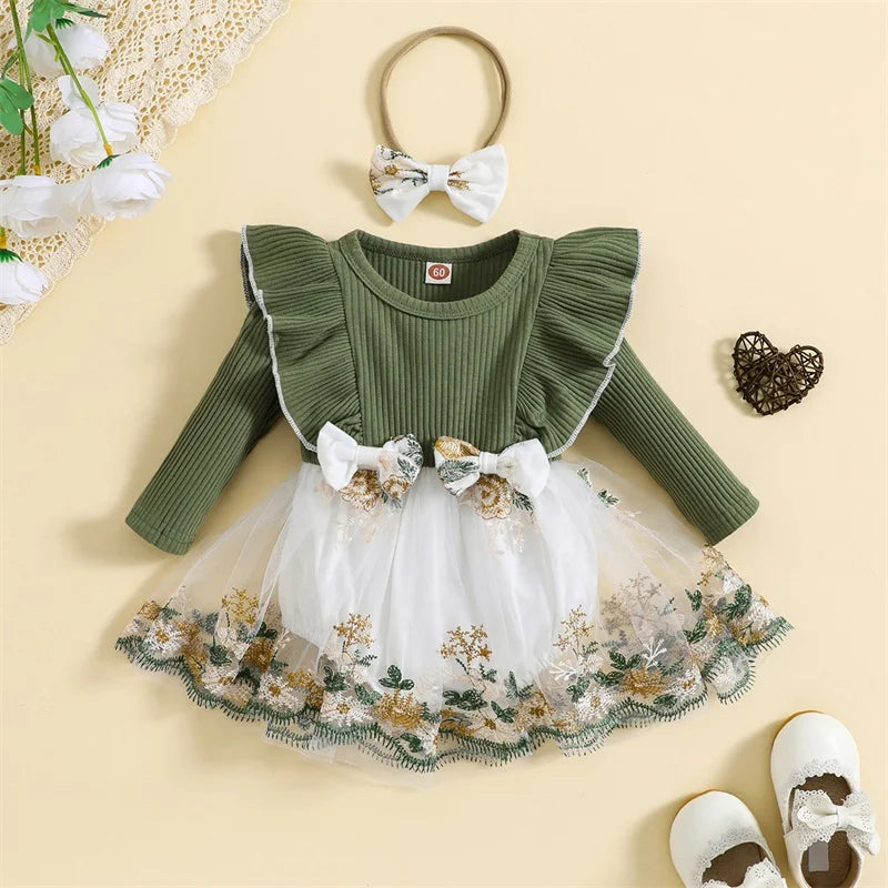Floral Princess Baby Dress