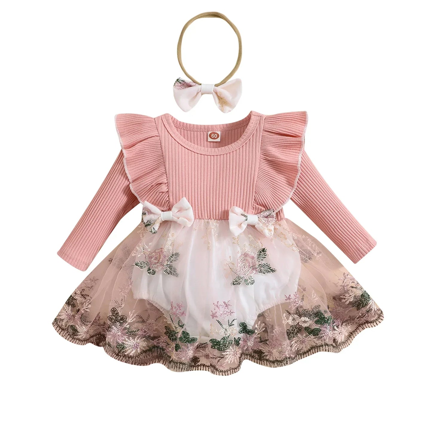 Floral Princess Baby Dress