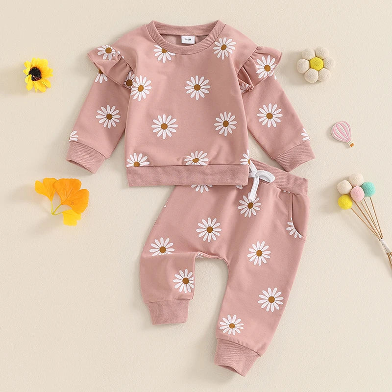 Daisy Sweatshirt Set