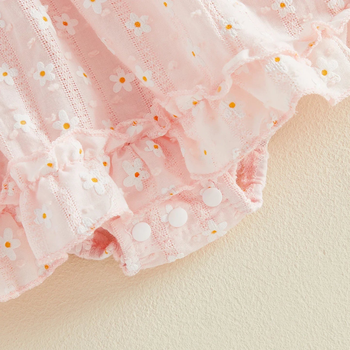 Daisy Smocked Baby Dress with Bow