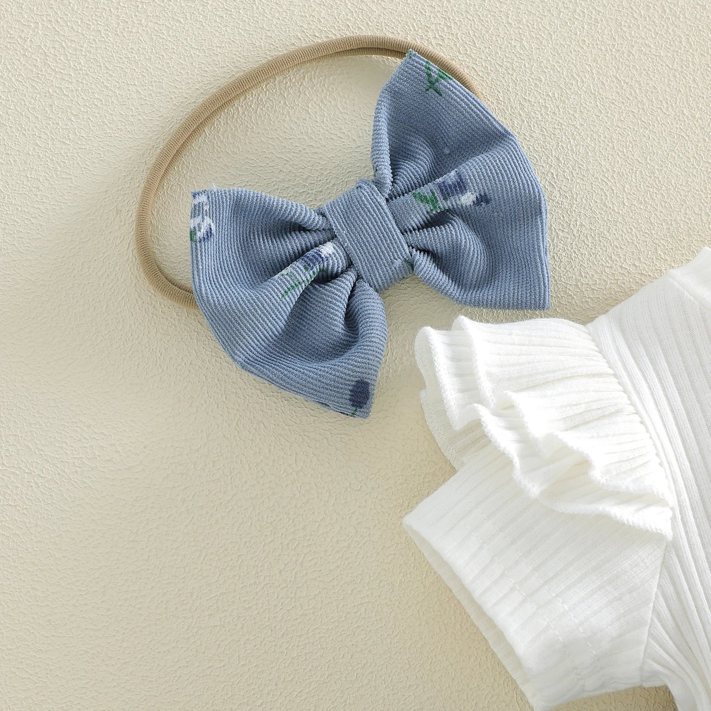 Dress Set with Bow and Socks
