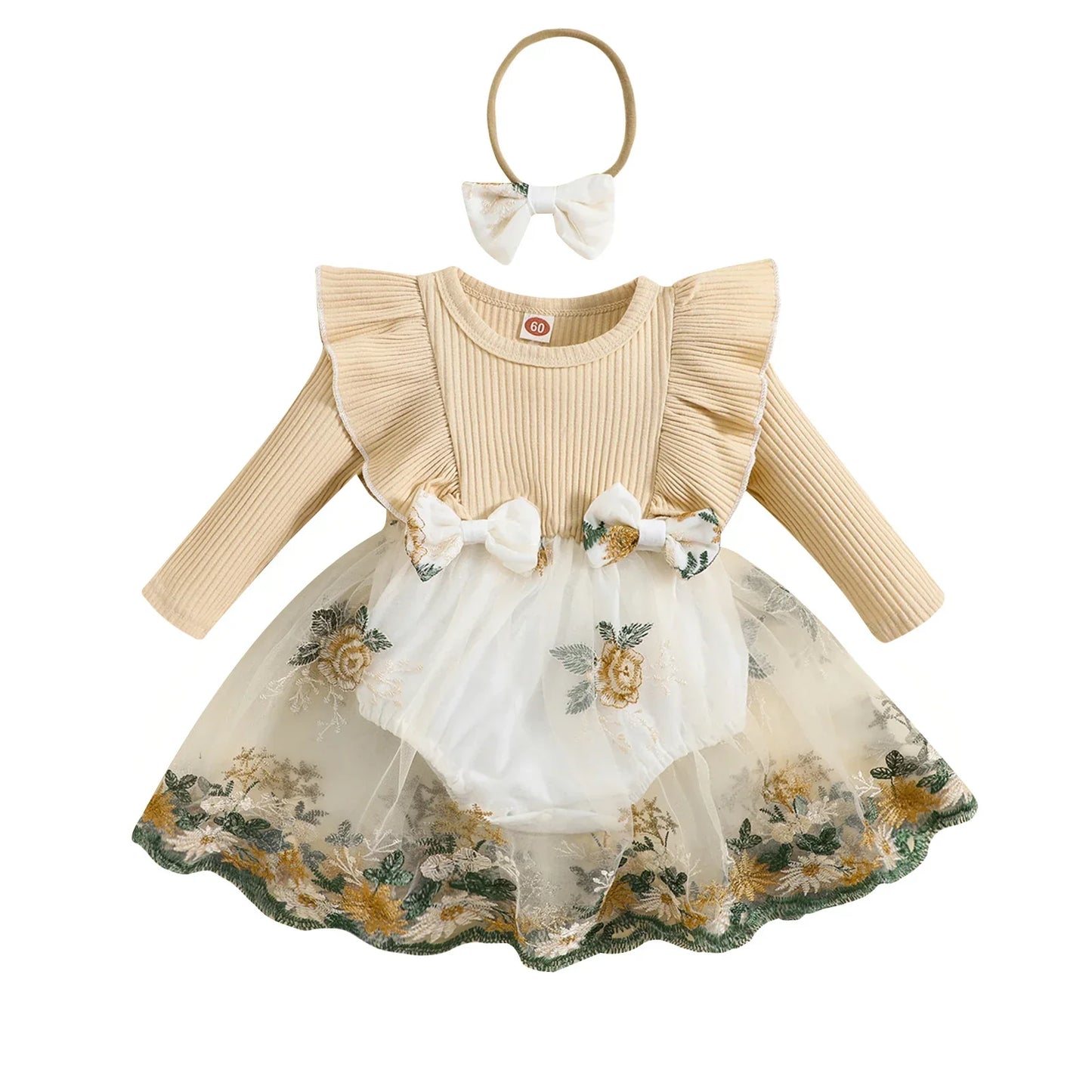 Floral Princess Baby Dress