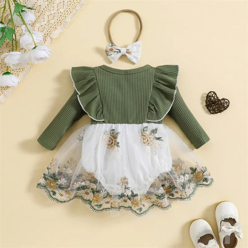 Floral Princess Baby Dress