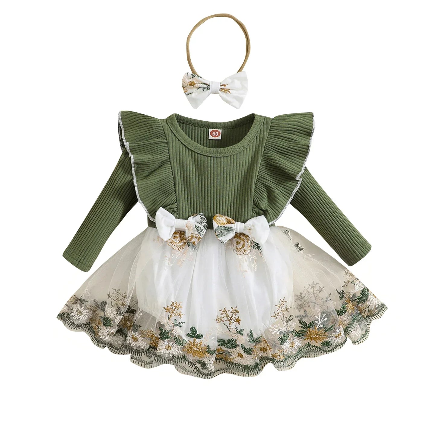 Floral Princess Baby Dress