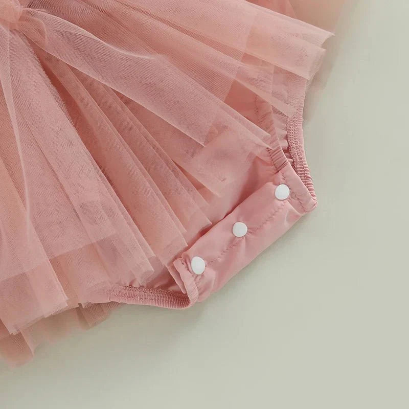 Baby Tulle Bow Dress - Betina Baby & Kids