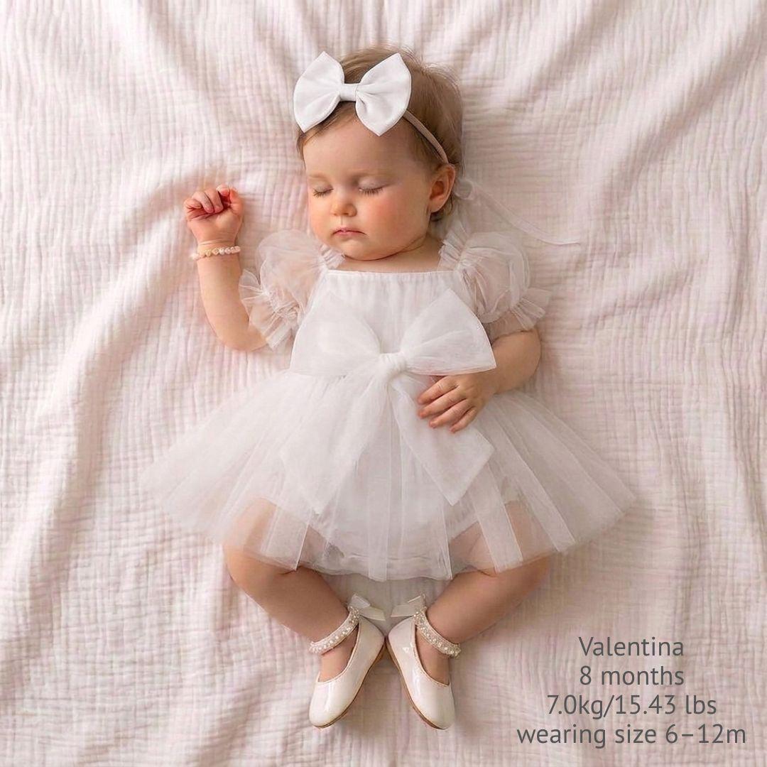 Baby Tulle Bow Dress - Betina Baby & Kids