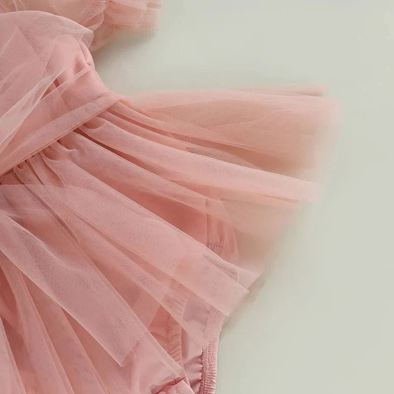 Baby Tulle Bow Dress - Betina Baby & Kids