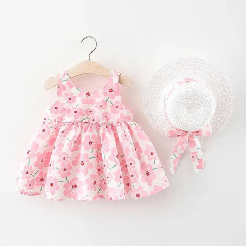 Blossom Bow Dress with Hat - Betina Baby & Kids