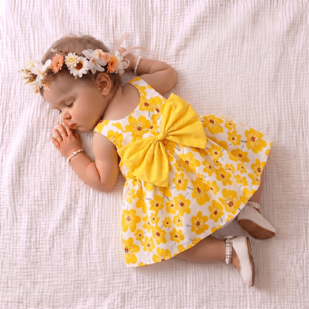 Blossom Bow Dress with Hat - Betina Baby & Kids