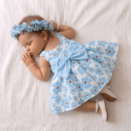 Blossom Bow Dress with Hat - Betina Baby & Kids