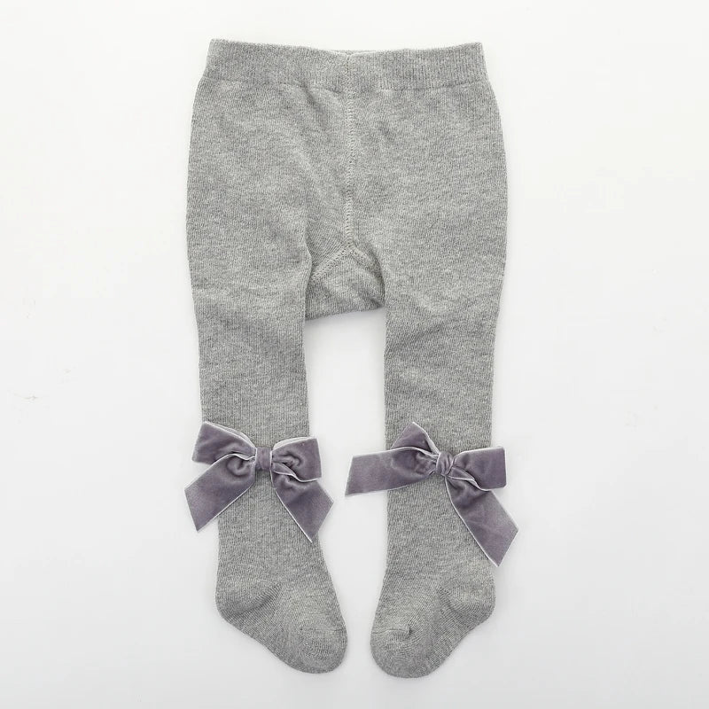 Bow Detail Baby Tights - Betina Baby & Kids
