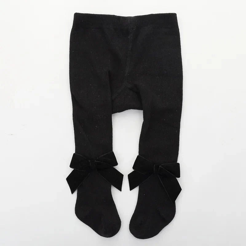 Bow Detail Baby Tights - Betina Baby & Kids