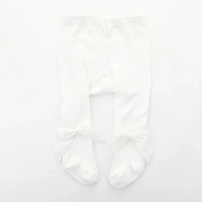 Bow Detail Baby Tights - Betina Baby & Kids
