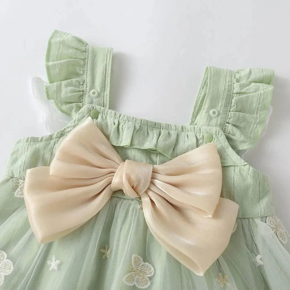 Butterfly Bow Dress with Hat - Betina Baby & Kids