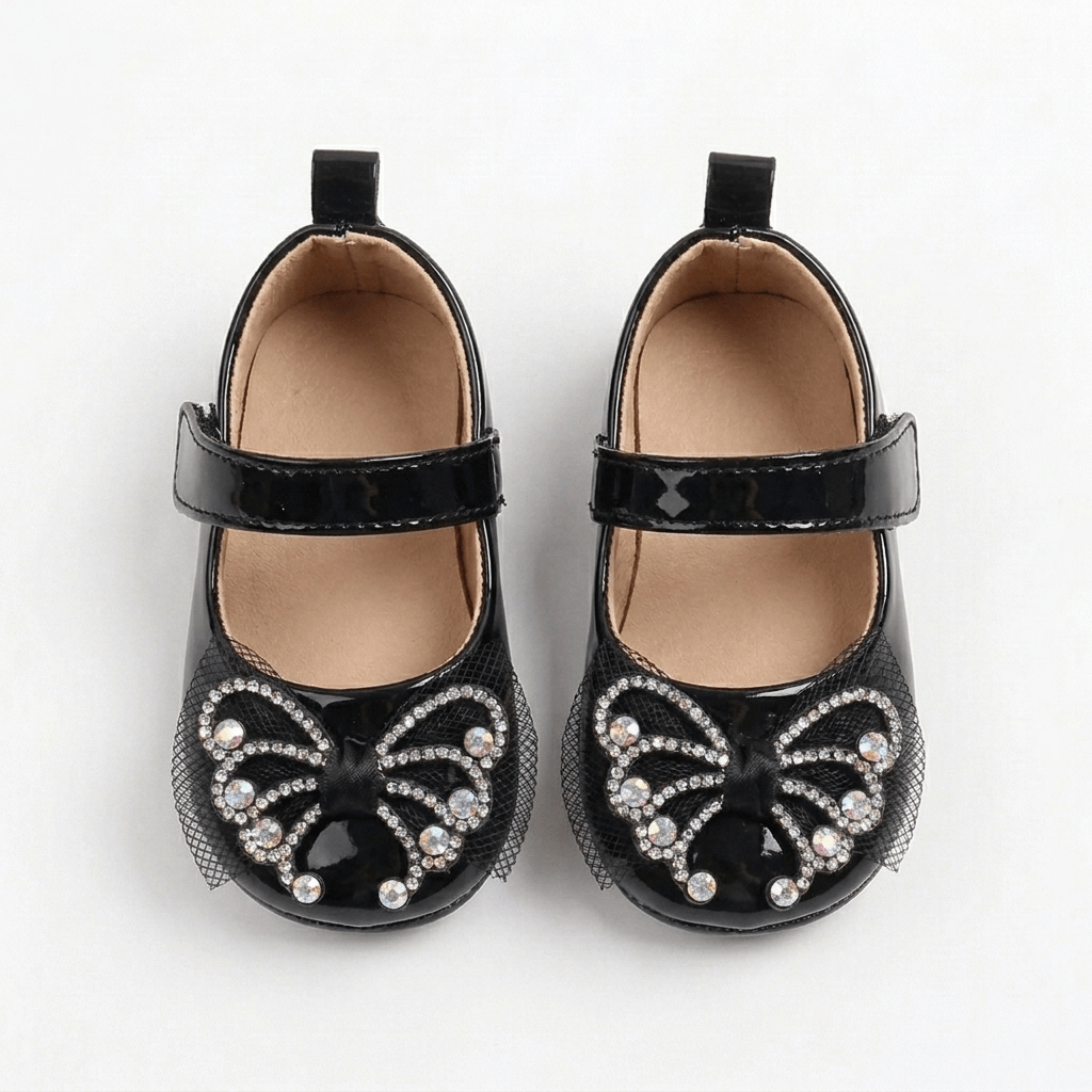 Butterfly Sparkle Baby Shoes - Betina Baby & Kids