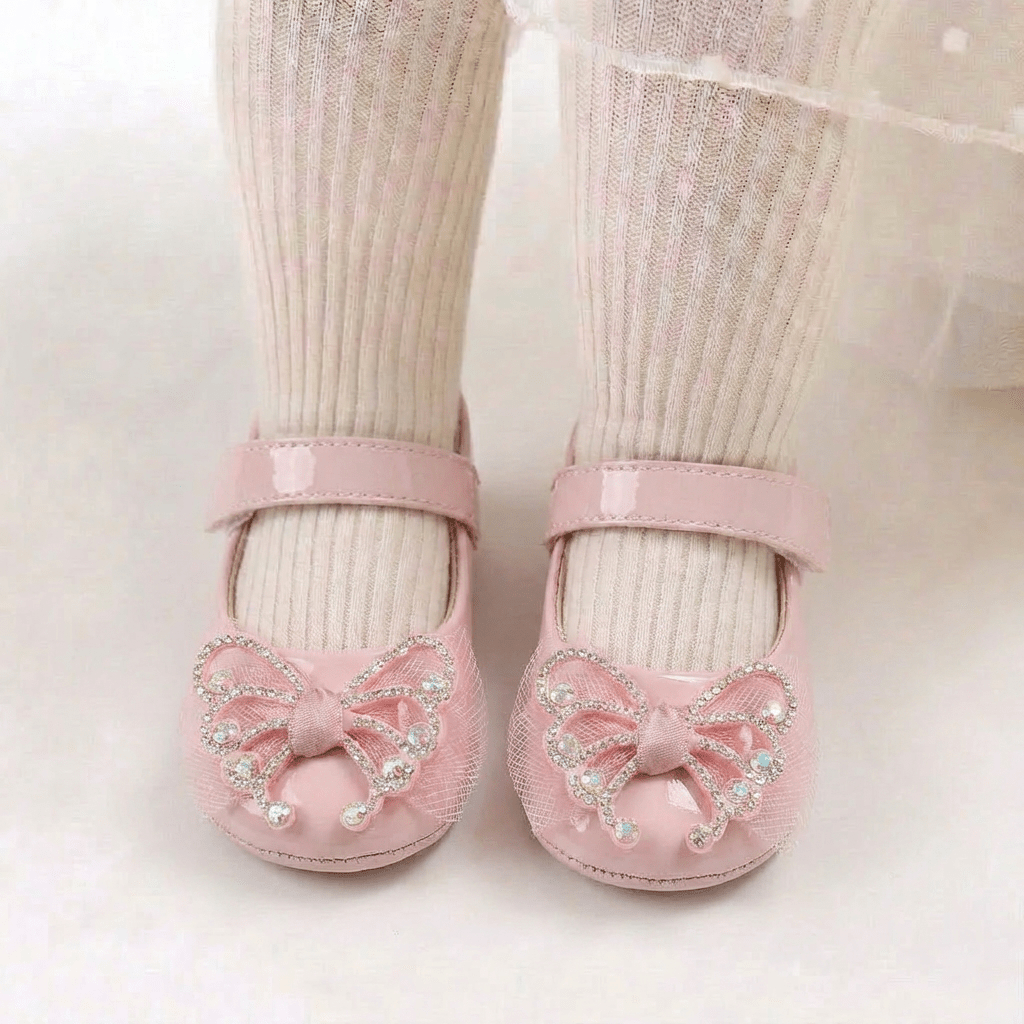 Butterfly Sparkle Baby Shoes - Betina Baby & Kids