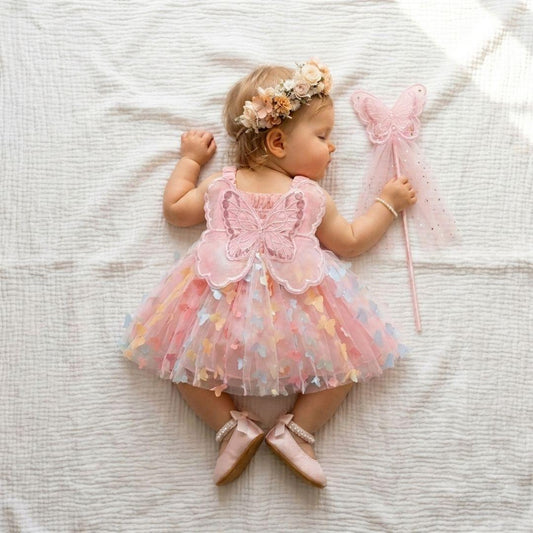 Butterfly Tulle Baby Dress - Betina Baby & Kids