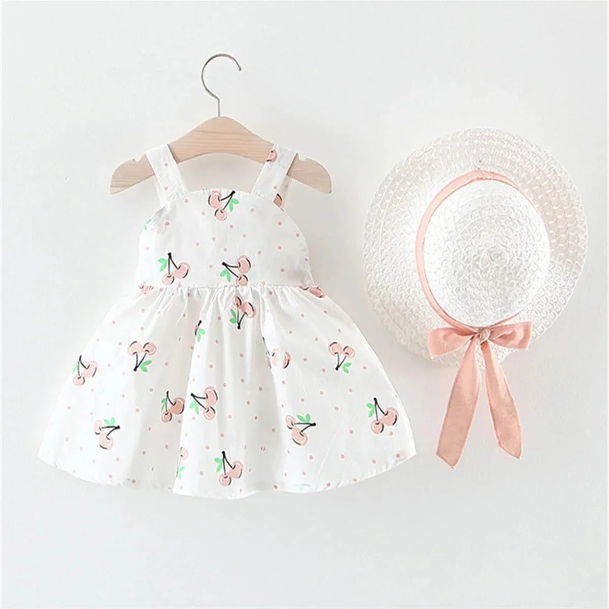 Cherry Dress with Hat - Betina Baby & Kids