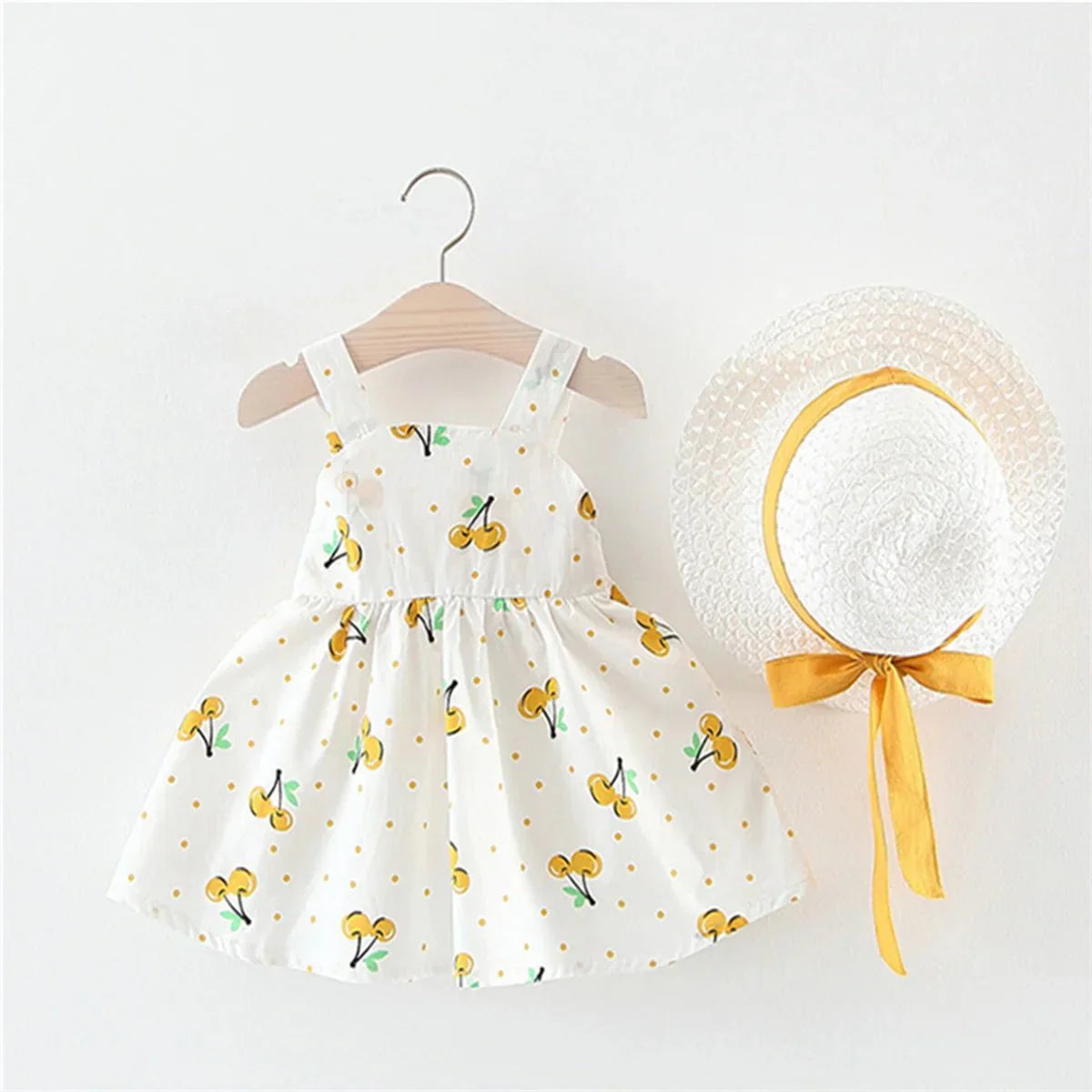 Cherry Dress with Hat - Betina Baby & Kids