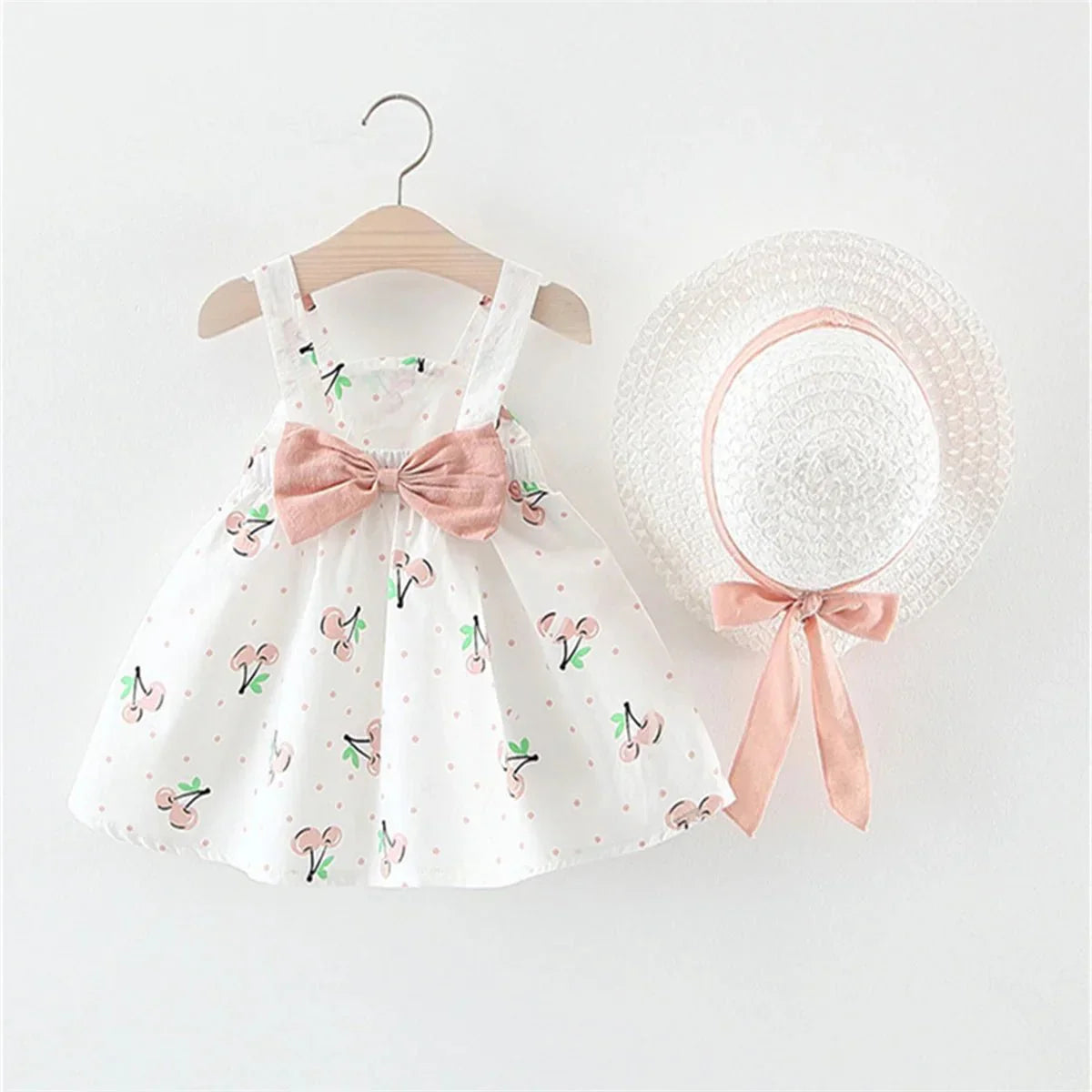 Cherry Dress with Hat - Betina Baby & Kids