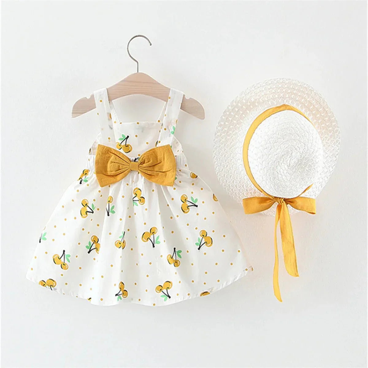 Cherry Dress with Hat - Betina Baby & Kids