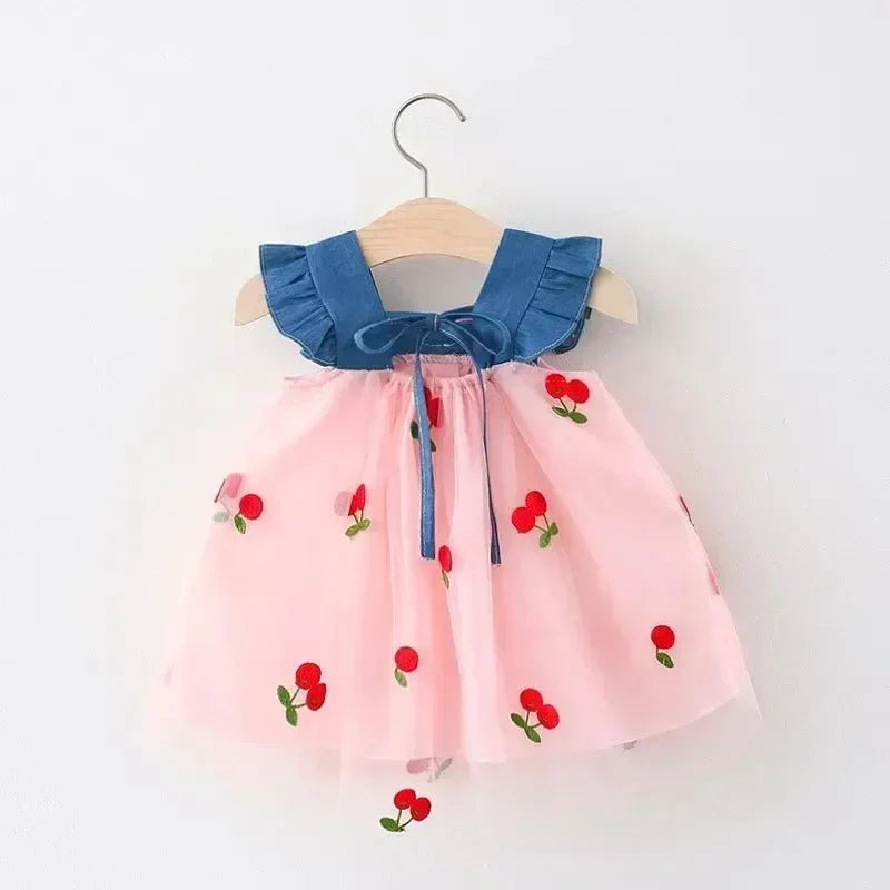 Cherry Ruffle Dress - Betina Baby & Kids