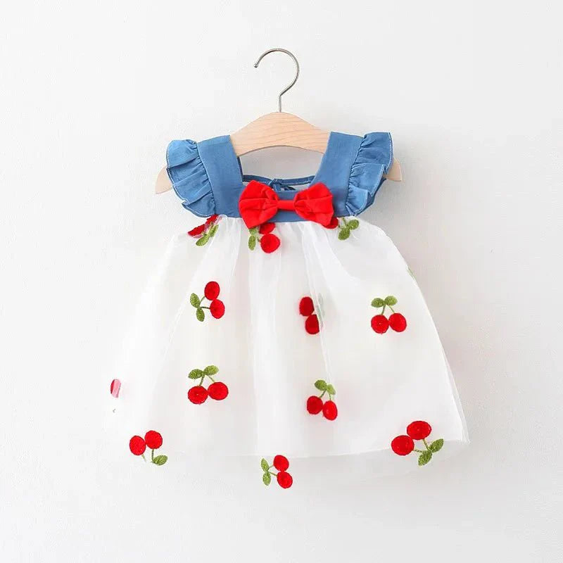Cherry Ruffle Dress - Betina Baby & Kids
