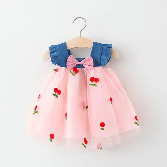 Cherry Ruffle Dress - Betina Baby & Kids