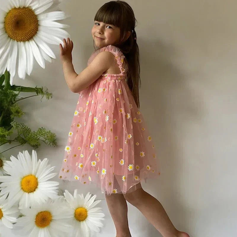 Daisy Tulle Baby Dress - Betina Baby & Kids