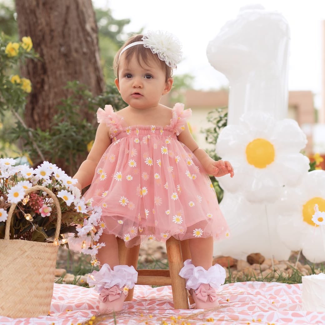 Daisy Tulle Baby Dress - Betina Baby & Kids