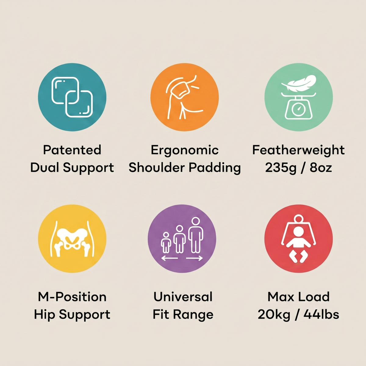 Dual Support Hip Seat Carrier - Betina Baby & Kids