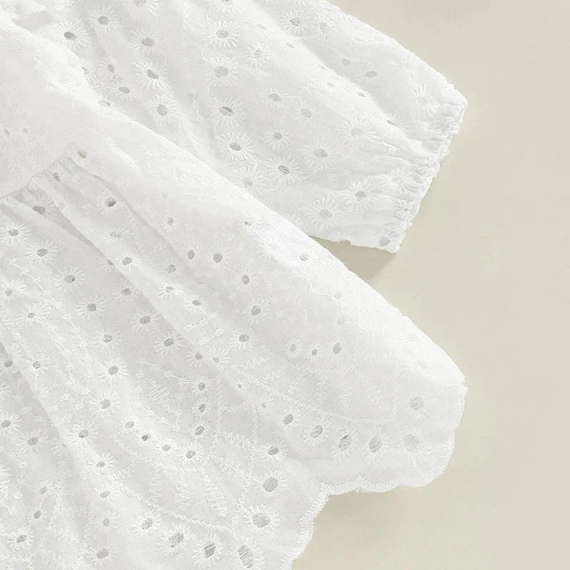 Eyelet Cotton Baby Set with Bloomers - Betina Baby & Kids
