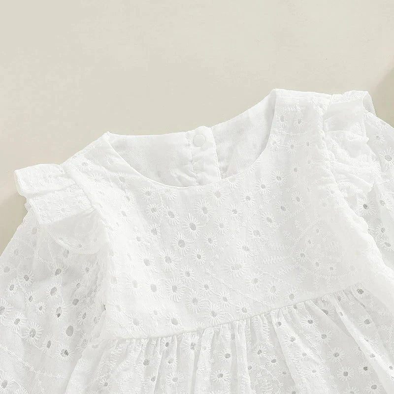 Eyelet Cotton Baby Set with Bloomers - Betina Baby & Kids