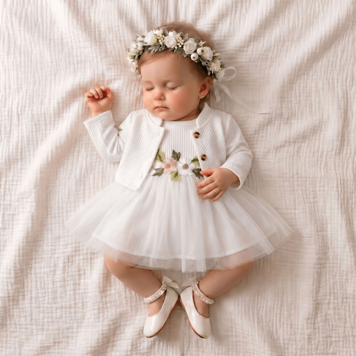 Floral Dress with Cardigan Set - Betina Baby & Kids