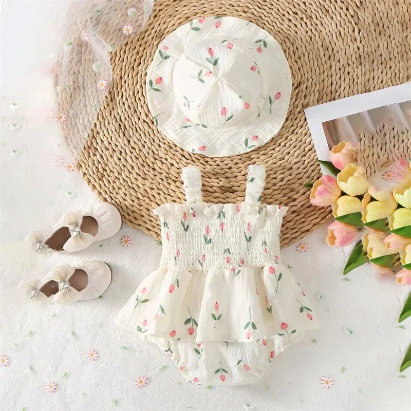 Floral Summer Romper - Betina Baby & Kids